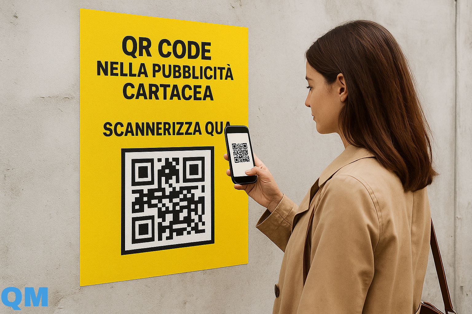 QR code su un manifesto
