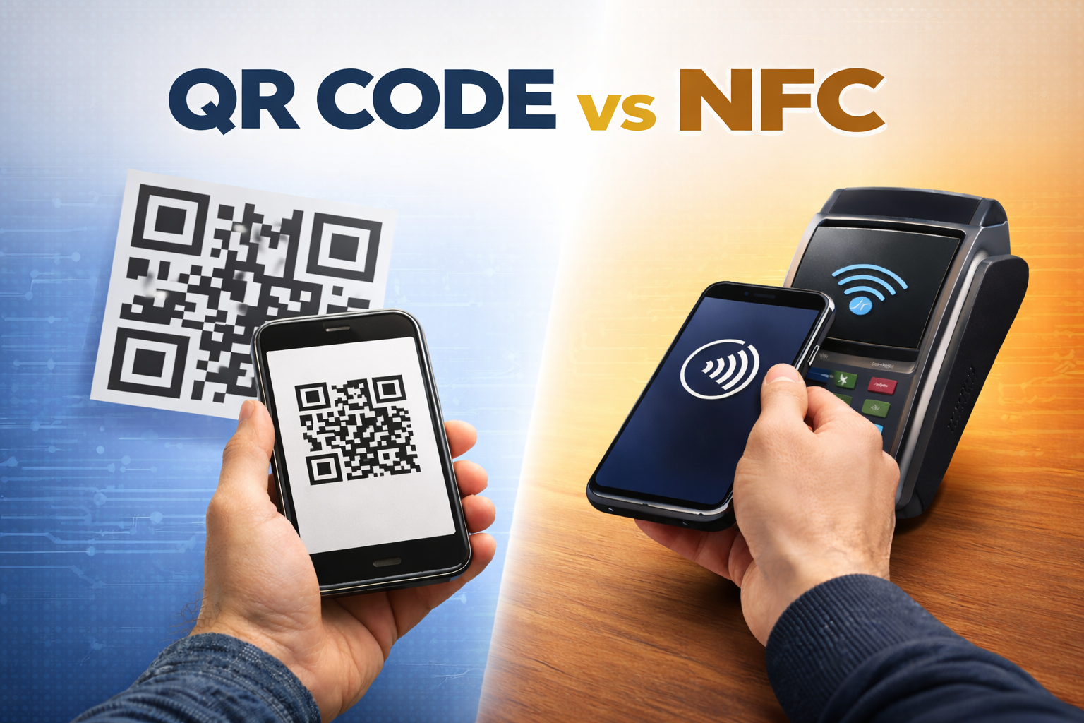 QR code vs NFC