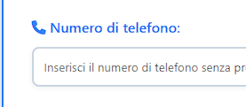 Inserisci il numero